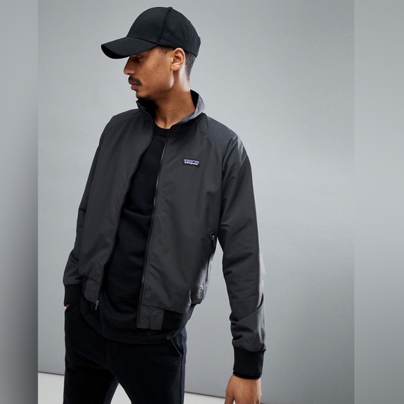 Coats | Patagonia Black Baggies Bomber 